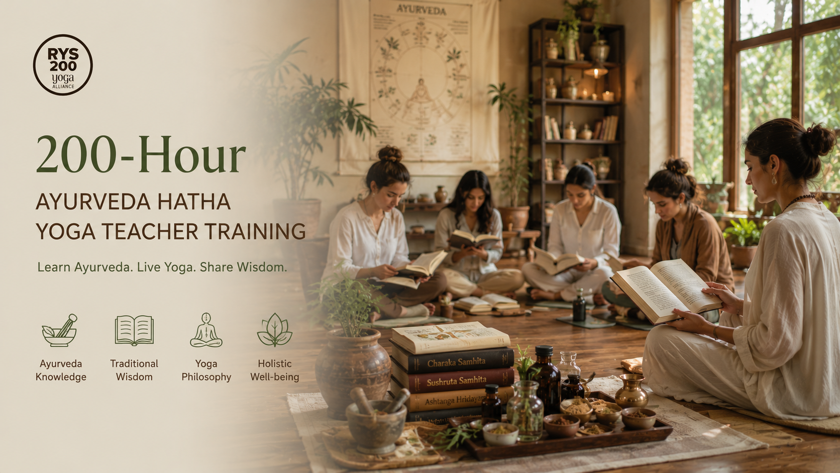 200 Hour Ayurveda Hatha Yoga Teacher Training